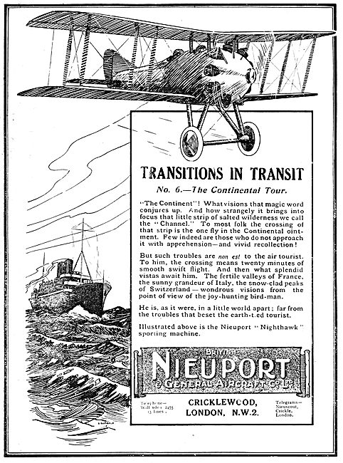 British Nieuport Aircraft - Transitions In Transit               