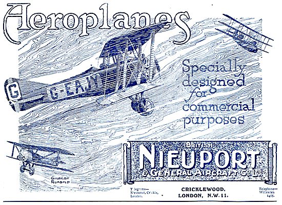 British Nieuport Commercial Aircraft G-EAJY                      