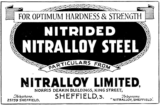 Nitralloy Nitrided Steels                                        