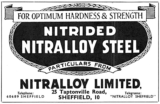 Nitrided Nitralloy Steels                                        