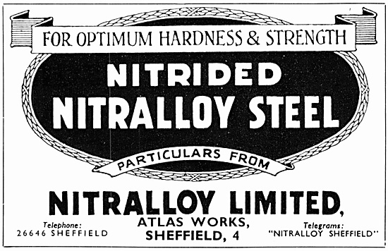 Nitralloy Steels                                                 