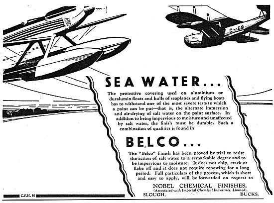 Nobel Aircraft Dopes & Finishes - Belco                          