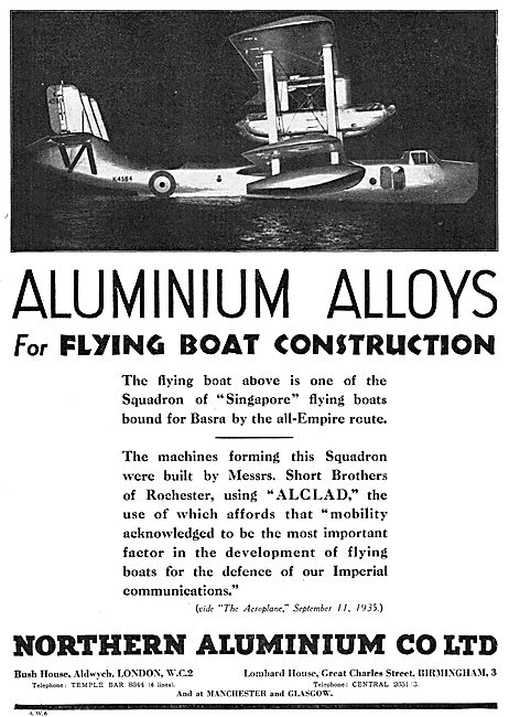 Northern Aluminium Alclad- Supermarine                           