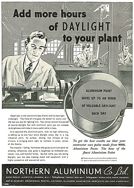 Northern Aluminium - NORAL Aluminium Paste Paint.                