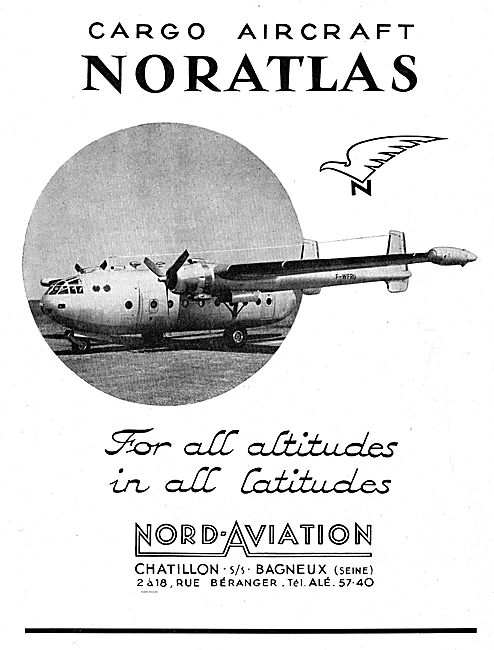 Nord Aviation Noratlas Transport Aircraft                        