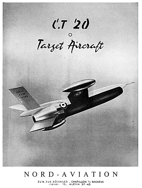 Nord Aviation CT 20 Target Aircraft                              