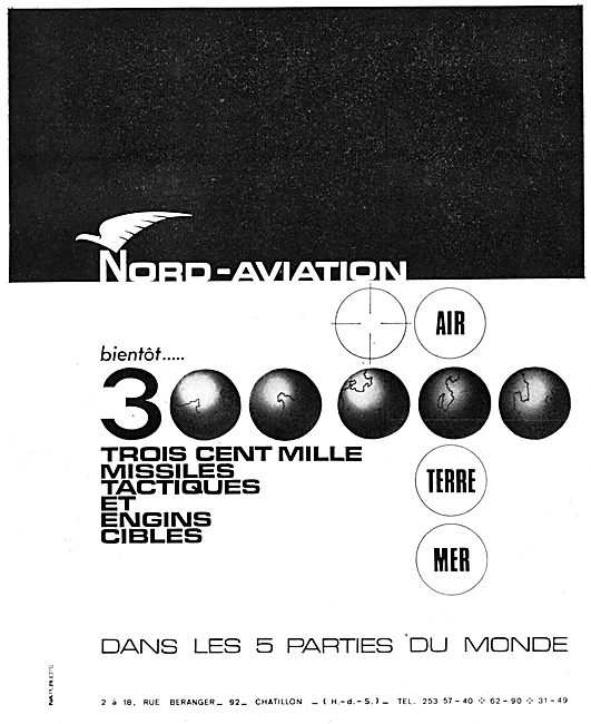 Nord Aviation Aircraft & Missiles                                