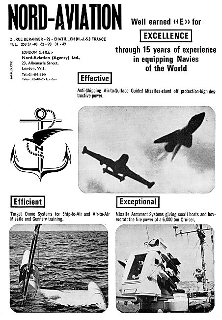 Nord Aviation Weapons & Missile Technology 1968                  