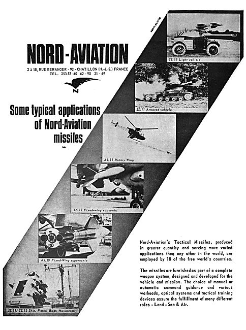 Nord Aviation Weapons & Missile Systems                          