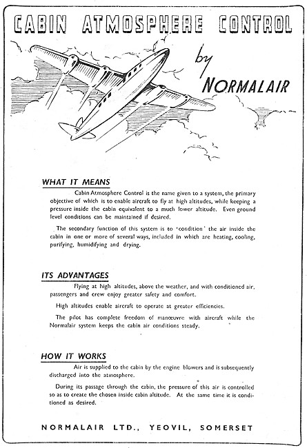 Normalair Cabin Air Control Equipment                            