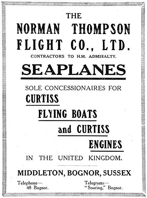 Norman Thompson Seaplanes                                        