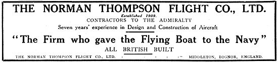 Norman Thompson Flying Boat Constructors                         