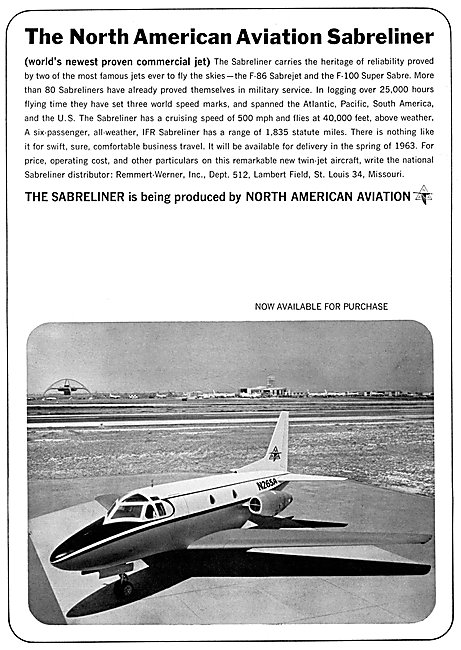 North American Aviation Sabreliner                               