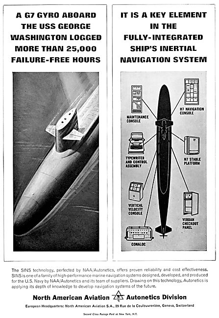 North American Aviation - Autonetics Inertial Navigation Systems 