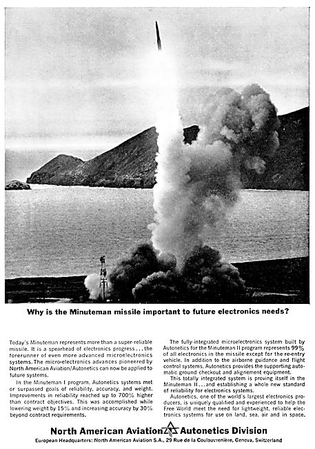 North American Autonetics Minuteman Missile System               