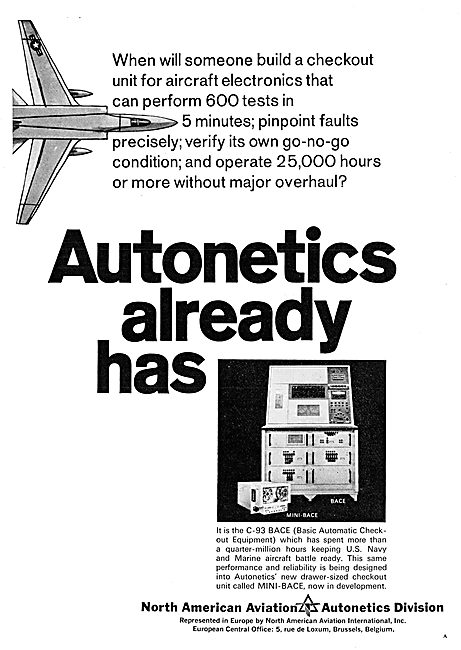 North American Aviation - Autonetics C-93 BACE Aircraft Test Eqpt