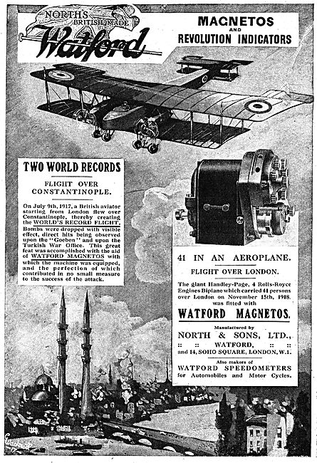 North & Sons - Watford Magnetos & Revolution Indicators          