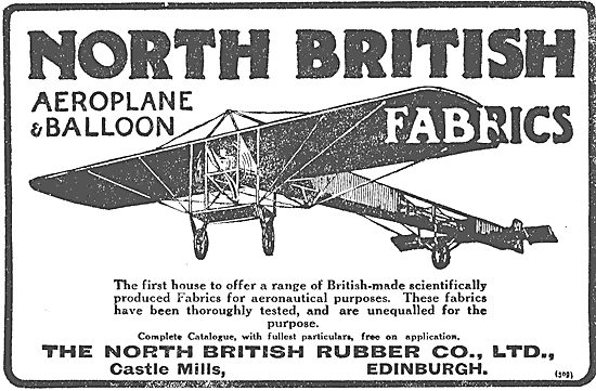 North British Rubber Co Aeroplane & Balloon Fabrics              
