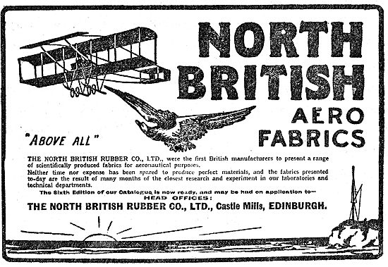 North British Rubber Co Aero Fabrics - Castle Mills Edinburgh    