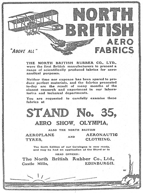 North British Rubber Co - Aero Fabrics                           