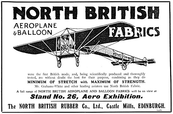 North British Rubber Co Aeroplane & Balloon Fabrics              