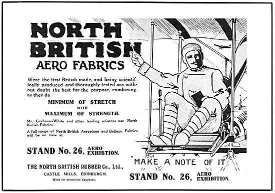 North British Rubber Co Aeroplane & Balloon Fabrics              