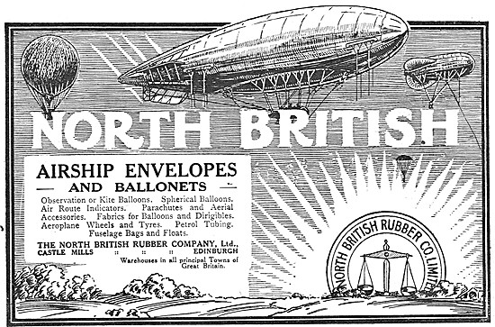 North British Rubber. Airship Envelopes & Ballonets              