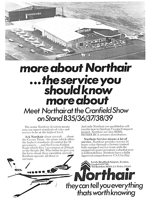 Northair Aviation Leeds - Cessna Aircraft Sales & Service        