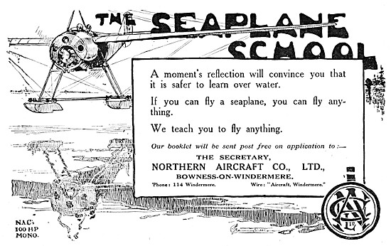 The Northern Aircraft Seaplane Flying School Windermere          