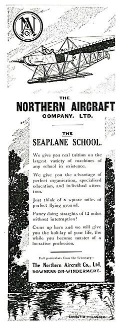 The Northern Aircraft Seaplane Flying School Windermere          