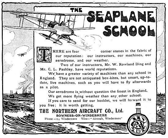 The Northern Aircraft Seaplane Flying School Windermere          