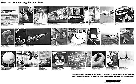 Northrop Aerospace Projects 1964                                 