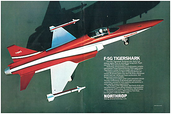 Northrop F-5G Tigershark                                         