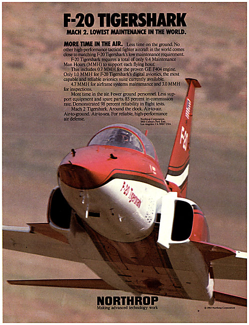 Northrop F-20 Tigershark                                         