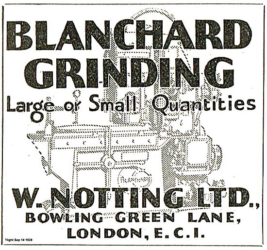 W.Notting Blanchard Grinding.                                    