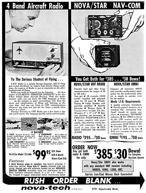 Nova-Tech - Nova-Star Avionics & Air Band Radios 1963            