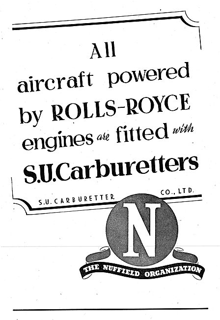 The Nuffield Organization. S.U.Carburetters 1942                 