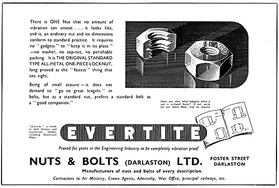 Nuts & Bolts Ltd - Darlaston. Evertite Nuts & Bolts              