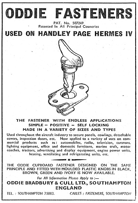 Oddie Self-Locking Fasteners                                     