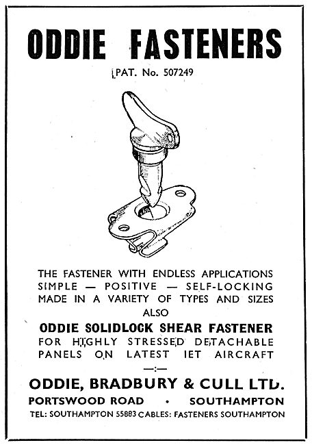 Oddie Self-Locking Fasteners                                     