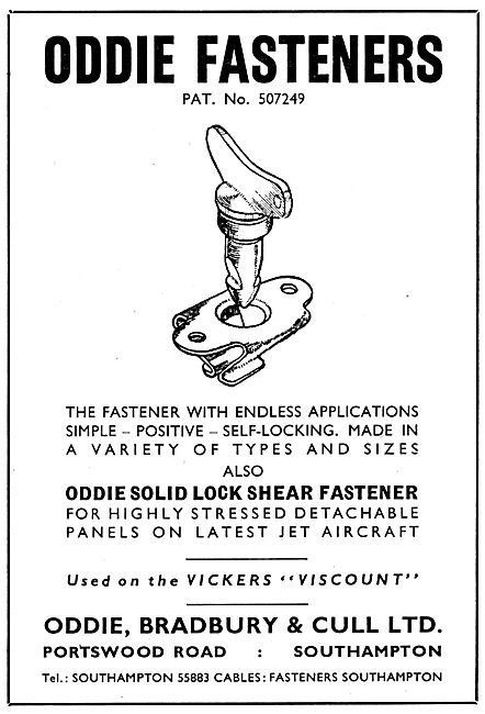 Oddie Self-Locking Fasteners                                     