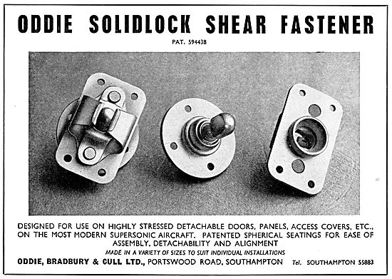 Oddie Solidlock Shear Fasteners                                  