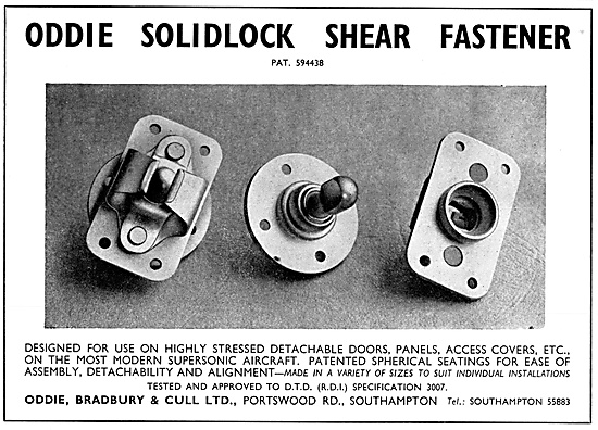 Oddie Solidlock Self-Locking Fasteners                           