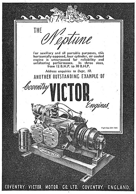 Coventry Victor Neptune Engine. 12-20 BHP                        