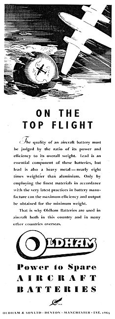 Oldham Aircraft Batteries                                        