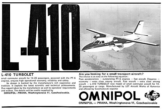 Omnipol Let L-410 Turbolet                                       