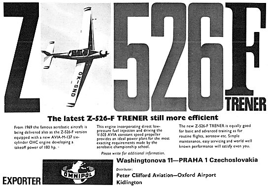 Omnipol Zlin Z-526-F Trener                                      