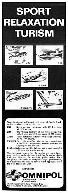 Omnipol. Z42 Z43 L13 Blanik                                      