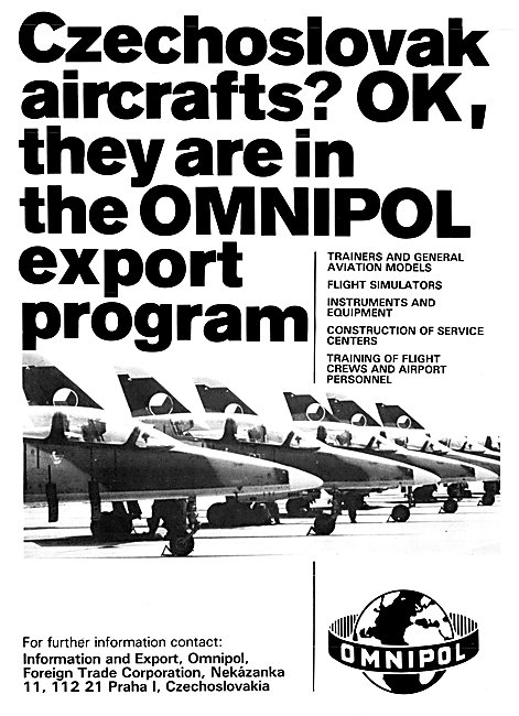 Omnipol Czechoslovak Aircraft 1983                               