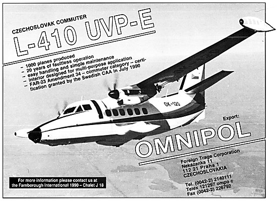 Omnipol Let L-410 UVP-E                                          